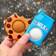 Load image into Gallery viewer, OMG Mega Pop Best Friend Keychain Toy - Milk &amp; Cookies