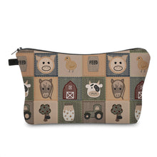 Load image into Gallery viewer, Pouch - Farm Animals Quilt