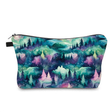 Load image into Gallery viewer, Pouch - Mint Rainbow Trees