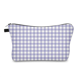 Pouch - Lavender Gingham Plaid