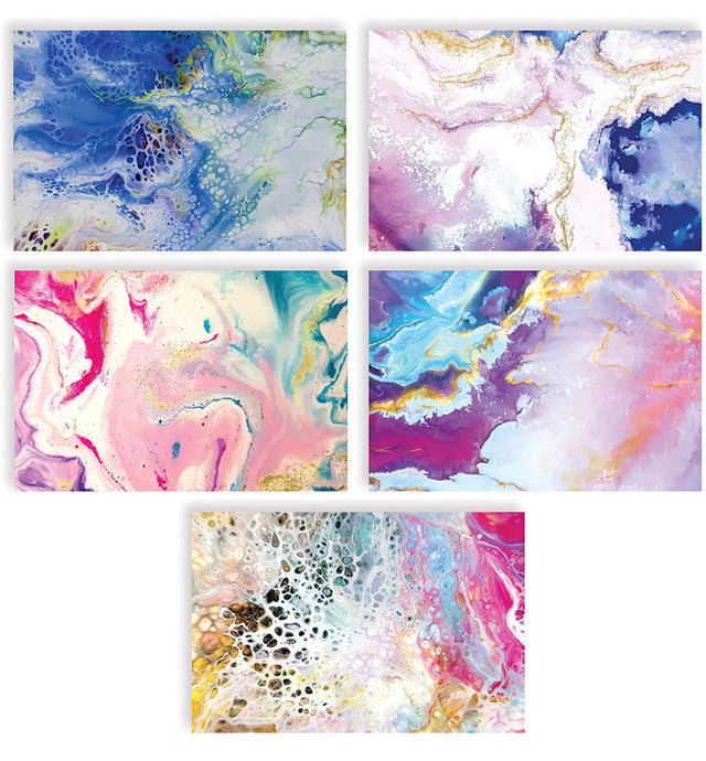 Greeting Card - Watercolor Marble Gift