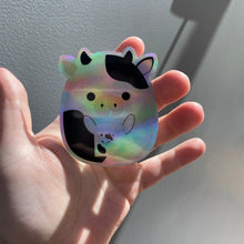 Load image into Gallery viewer, Vinyl Sticker - Holographic Milk Cow