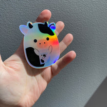 Load image into Gallery viewer, Vinyl Sticker - Holographic Milk Cow