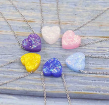 Load image into Gallery viewer, Necklace - Heart Glitter