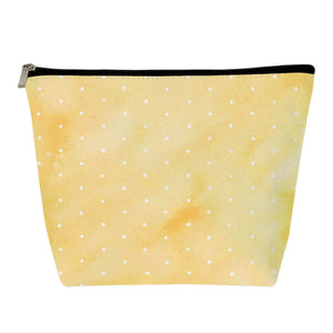 Pouch XL - Yellow Polkadot