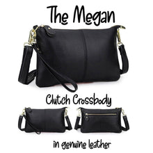 Load image into Gallery viewer, Megan Clutch Crossbody - Genuine Leather