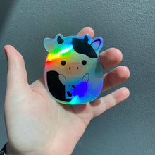 Load image into Gallery viewer, Vinyl Sticker - Holographic Milk Cow