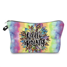 Load image into Gallery viewer, Pouch - Spring, Hello Rainbow Tie Dye