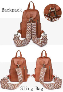 Brooklyn Sling Crossbody Backpack