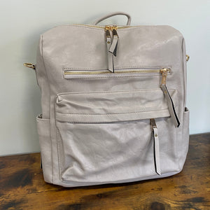 Brooke Backpack - Light Grey