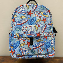 Load image into Gallery viewer, Mini Backpack - Sailboat