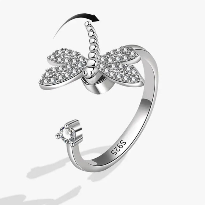 Ring - Adjustable Fidget Ring - Dragonfly