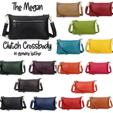 Load image into Gallery viewer, Megan Clutch Crossbody - Genuine Leather