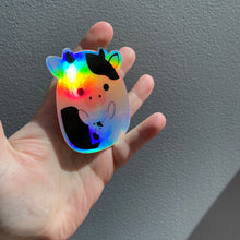 Load image into Gallery viewer, Vinyl Sticker - Holographic Milk Cow