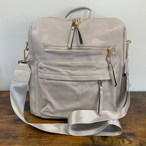 Brooke Backpack - Light Grey