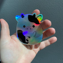 Load image into Gallery viewer, Vinyl Sticker - Holographic Milk Cow