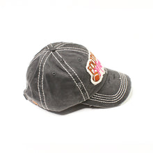 Load image into Gallery viewer, Distressed Grey &quot;Football Mom&quot; Cap