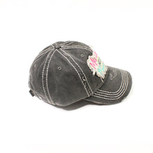 Load image into Gallery viewer, Distressed Black &quot;Mamacita Needs A Margarita&quot; Cap