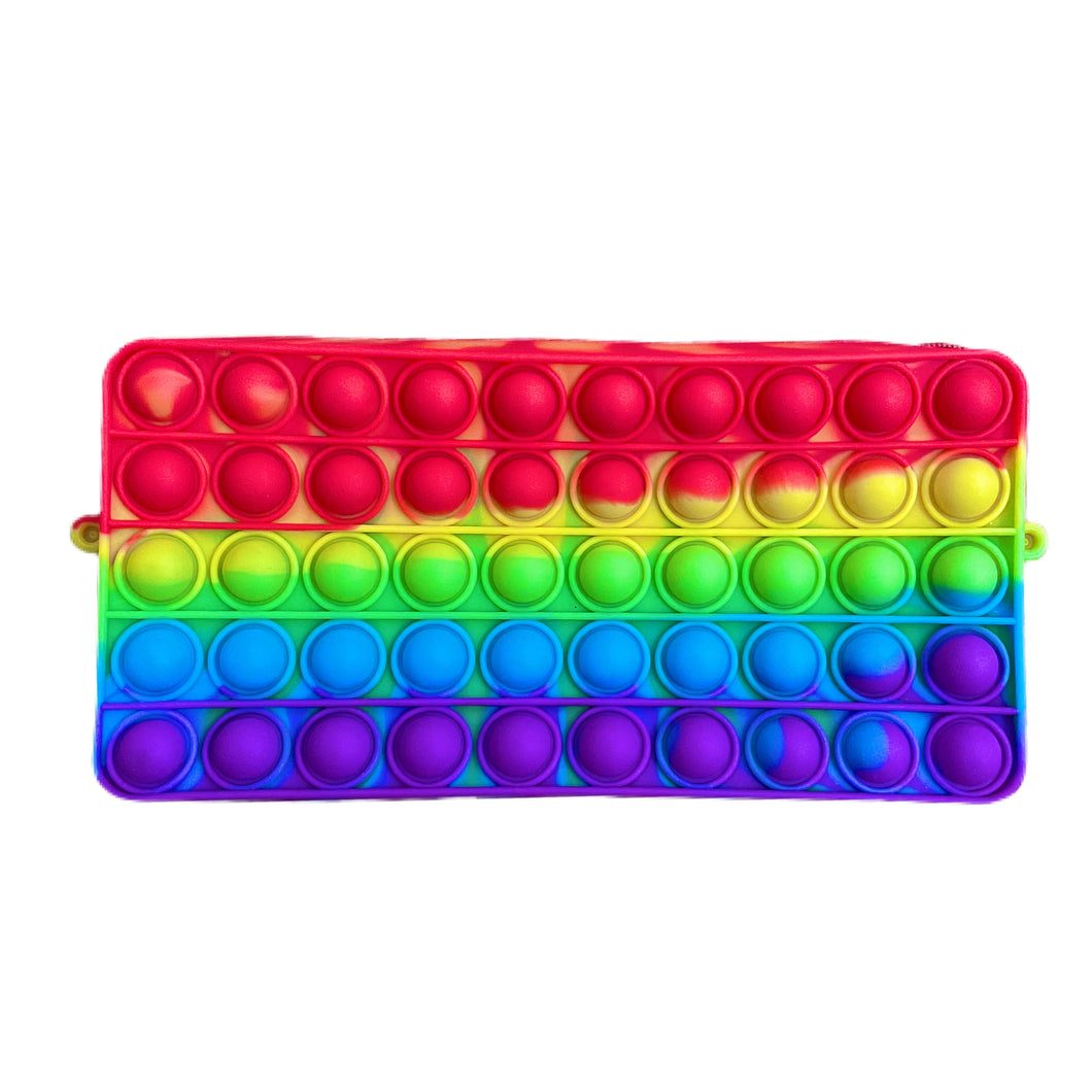 Rectangle Push Fidget Kids Toy Pencil Case