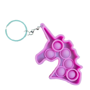 Push Pop Fidget Toy Key Chain