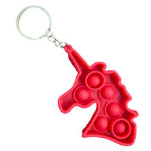 Load image into Gallery viewer, Push Pop Fidget Toy Key Chain