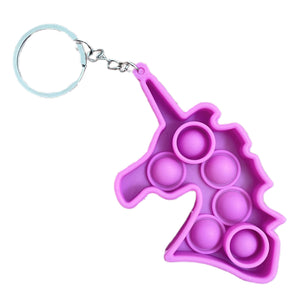 Push Pop Fidget Toy Key Chain