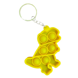 Push Pop Fidget Toy Key Chain