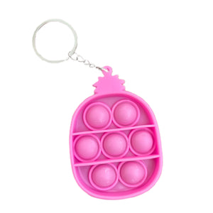 Push Pop Fidget Toy Key Chain