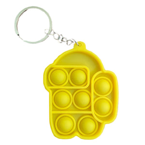 Push Pop Fidget Toy Key Chain