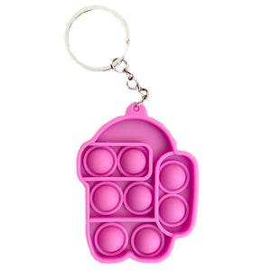 Push Pop Fidget Toy Key Chain