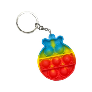 Push Pop Fidget Toy Key Chain