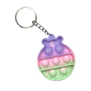 Push Pop Fidget Toy Key Chain