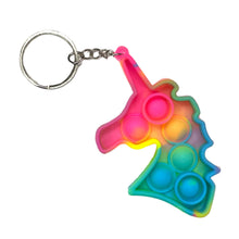 Load image into Gallery viewer, Push Pop Fidget Toy Key Chain